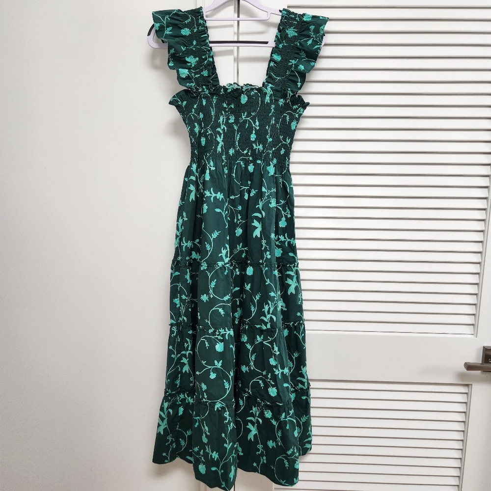 Hill House Home Green Floral Nap Dress